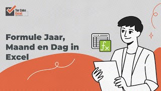 Instructievideo Formule JAAR MAAND en DAG in Excel  Ter Zake Excel [upl. by Virgil360]