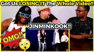 Losing it the WHOLE Video‼🤣 JINMINKOOK Being The FUNNIEST Trio REACTION [upl. by Trabue]