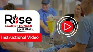 Rise Against Hunger Experience Instructional Video [upl. by Palila833]