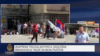 Protesti protiv litija u Beogradu Malo informacija o uhapšenima [upl. by Carn]