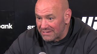 Dana White says Sean Strickland Won at UFC 297 [upl. by Nollahs178]