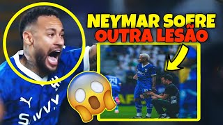 🚨 NEYMAR SE LESIONA NOVAMENTE  CRAQUE BRASILEIRO FICA APENAS 30 MINUTOS EM CAMPO😭 [upl. by Ahsinek208]