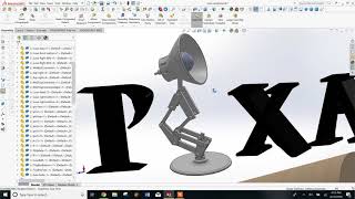 Luxo Jr Solidworks [upl. by Yffat]