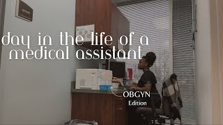 REALISTIC DAY IN THE LIFE OF A MEDICAL ASSISTANT  detailed OBGYN [upl. by Xilef]