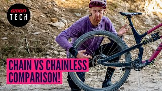 Chain Vs Chainless  MTB Test [upl. by Gadmon]