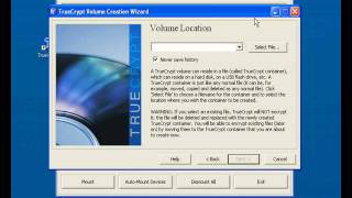 برنامج TrueCrypt شرح النوع الاول من التشفير [upl. by Ahsiruam]