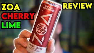 ZOA Cherry Limeade Energy Drink Review [upl. by Akirret439]