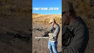 What does a 223 Rem blank sound like ar15 blankammo movie [upl. by Ardnasal]