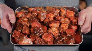 How To Smoke Brisket Burnt Ends [upl. by Aloel]