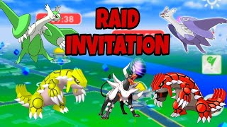 Mega Latios  Latias  Groudon and Mega Houndoom Raid Invitation 🤩 Live 🔴  live pokemongo raid [upl. by Madigan]