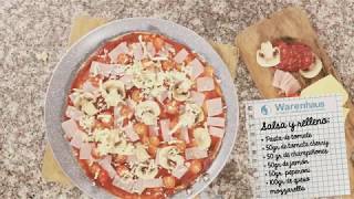 Prepara una deliciosa Pizza utilizando tu sartén Warenhaus [upl. by Nnayllek]