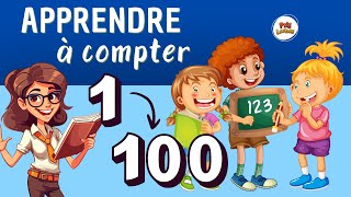 Apprendre à compter les chiffres en français de 1 à 100  Apprentissage facile pour débutants [upl. by Marybelle]