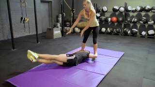 Partner Leg Push Downs [upl. by Elinet]