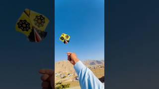 One Hand kite flying youtubeshorts patang kiteflying kite song shorts subscribe shortvideo [upl. by Posner]