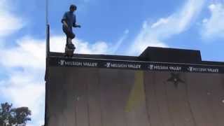 Tony Hawk skating at Clairemont skate park [upl. by Ronyar]