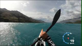 Lake Wakatipu Downwind Surfski [upl. by Lorenz]