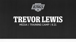 Forward Trevor Lewis  0921 LA Kings Training Camp  Media Availability [upl. by Greenfield]