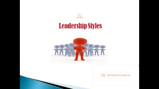 Leadership Styles  Types of Leadership Styles [upl. by Cohligan518]