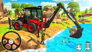 JCB 3DX BACKHOE LOADER AND TRACTOR DRIVING LIVE STREAM [upl. by Bordiuk]