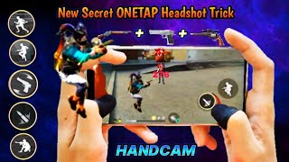 New Secret ONE TAP Headshot Trick Handcam 📱  m1887desertm500  One Tap Headshot Setting Freefire [upl. by Clemence]