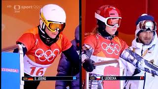 Ester Ledecka  ZOH 2018  SNOWBOARD  ZLATO [upl. by Linda]