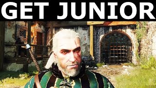 The Witcher 3  Get Junior  Finding The Secret Stash [upl. by Verity]