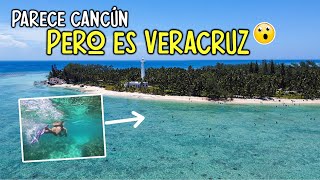 La playa MÁS BONITA de Veracruz 🐠 Tour completo a Isla Lobos ✅ [upl. by Ekim168]