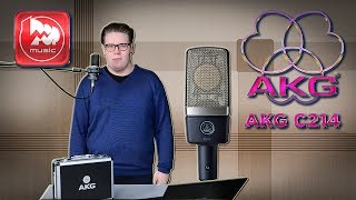 AKG C214  отличный качественный студийный микрофон [upl. by Thurlough989]