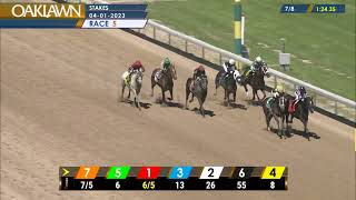 Oaklawn Park April 1 2023 The Oaklawn Mile [upl. by Hairahcez590]