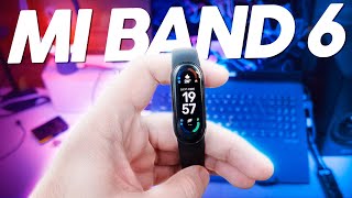 Melhor que smartwatch Xiaomi MI BAND 6 REVIEW [upl. by Nye]