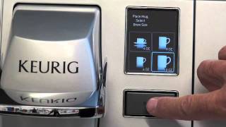 How to descale a Keurig® B155 Brewing System [upl. by Tarrsus]