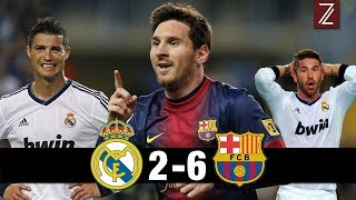 TOP 5 Partidos donde el Barcelona humilló al Real Madrid  Zicrone21 [upl. by Lucia]