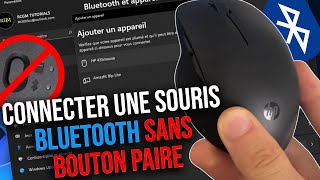 Comment connecter une SOURIS BLUETOOTH sans bouton paire [upl. by Owena]