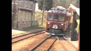 SWISS RAILWAY JOURNEYS 8 BRUSIO TO TIRANO amp CHUR 1989 [upl. by Yentroc715]