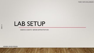 BAB 14 LAB SETUP [upl. by Nageek]