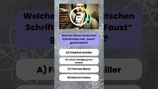 Quiz zur deutschen Kultur – Testen Sie Ihr Wissen über Literatur Städte und Kulinarik quiz [upl. by Salokcin200]