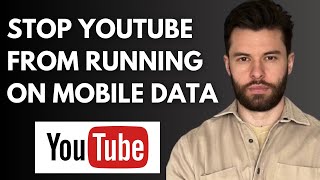 How to Stop YouTube from Using Cellular Data  Save Mobile Data [upl. by Haleigh]