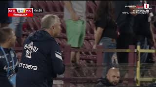 GOOOL CFR Cluj  Mioveni 01 Bordeianu gafă incredibilă Rusu deschide scorul [upl. by Anilesor618]