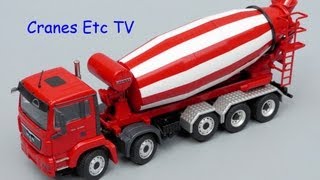 Conrad MAN TGS  Liebherr HTM 1204 Truck Mixer by Cranes Etc TV [upl. by Witha424]