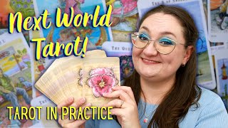 Working with NEXT WORLD TAROT 🌸 Example Tarot Readings Spreads Interpretations  TAROT IN PRACTICE [upl. by Enifesoj]