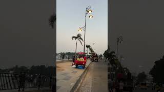 Filling the holes on footpath at Tankbund [upl. by Shelli]