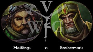 Kings of War 35 Edition CoK 2024  Halflings vs Order of the Brothermark [upl. by Dulci525]