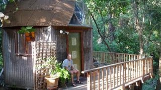 Tiny Mushroom Dome Cabin in Aptos [upl. by Pitarys965]