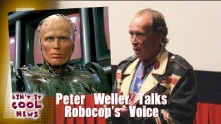 Peter Weller Talks Robocops Voice [upl. by Suilienroc]