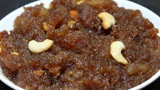 Simple and Tasty Bread Halwa Recipe For Functions  Easy Bread Halwa by Ruchi Vantillu [upl. by Anelec]