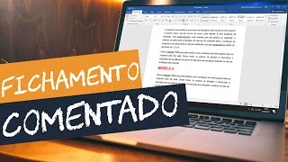 COMO FAZER FICHAMENTO COMENTADO [upl. by Aylward]