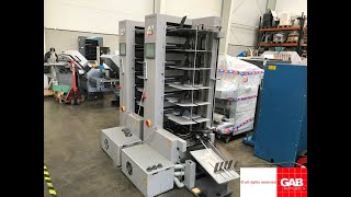 used Horizon VAC 60H paper collating machine for sale Gab Supplies Ltd 2005 [upl. by Jehanna]