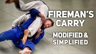 Fireman’s Carry for People Who Suck at It  Judo for BJJ [upl. by Eilsek86]