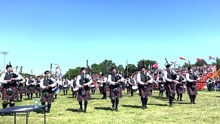 78th Fraser Highlanders at the 2024 Northumberland Highland Games [upl. by Farrah188]