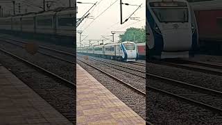 Route diverted ap express overtaken bye nagpur bilaspur vande Bharat express indianrailwaystravel [upl. by Aissenav]